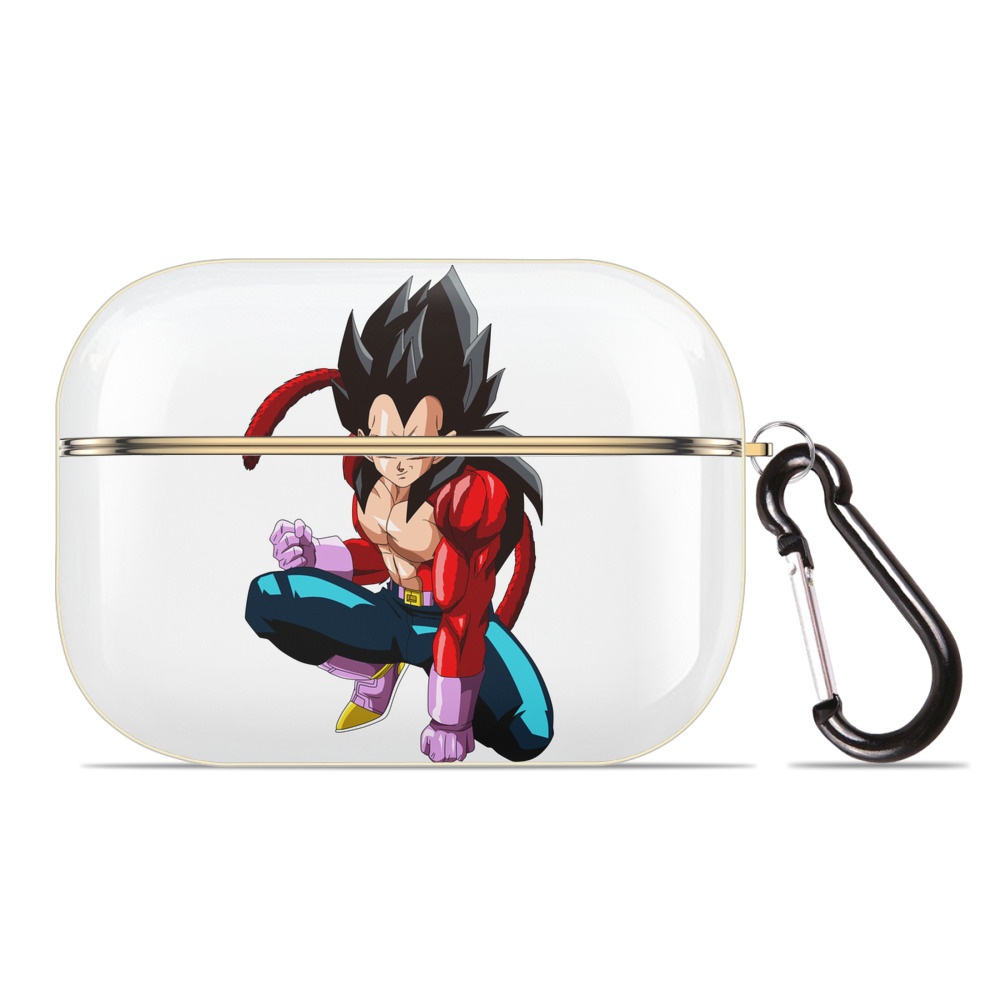 （画像用） ドラゴンボール ベジータ四世（Bejīta Yonsei）DRAGON BALL Vegeta IV 【AirPods Pro用】ハードシェル保護ケース｜耐衝撃・防指紋・カラビナ付き商品仕様