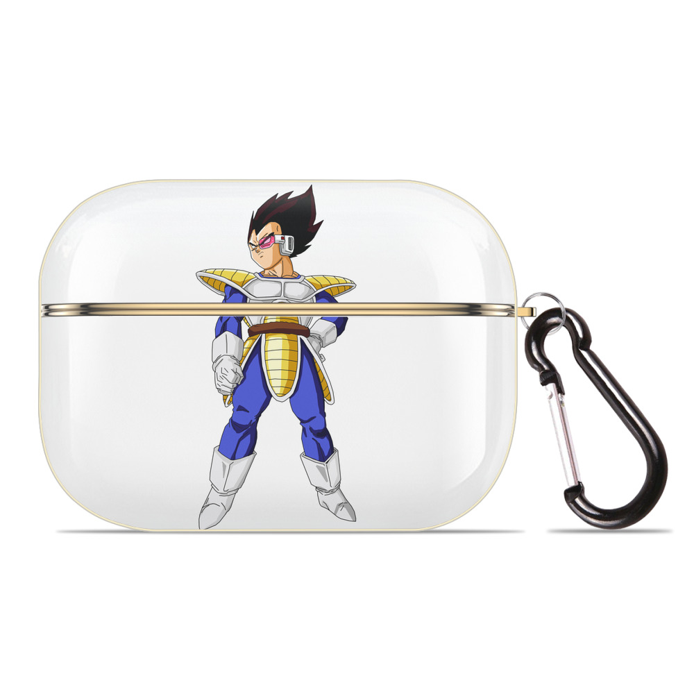 （画像用） ドラゴンボール ベジータ四世（Bejīta Yonsei）DRAGON BALL Vegeta IV 【AirPods Pro用】ハードシェル保護ケース｜耐衝撃・防指紋・カラビナ付き商品仕様