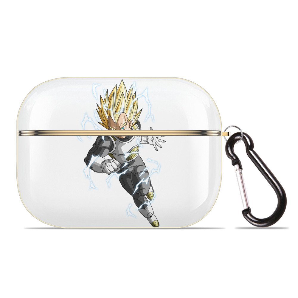 （画像用） ドラゴンボール ベジータ四世（Bejīta Yonsei）DRAGON BALL Vegeta IV 【AirPods Pro用】ハードシェル保護ケース｜耐衝撃・防指紋・カラビナ付き商品仕様