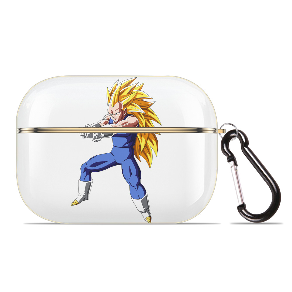 （画像用） ドラゴンボール ベジータ四世（Bejīta Yonsei）DRAGON BALL Vegeta IV 【AirPods Pro用】ハードシェル保護ケース｜耐衝撃・防指紋・カラビナ付き商品仕様