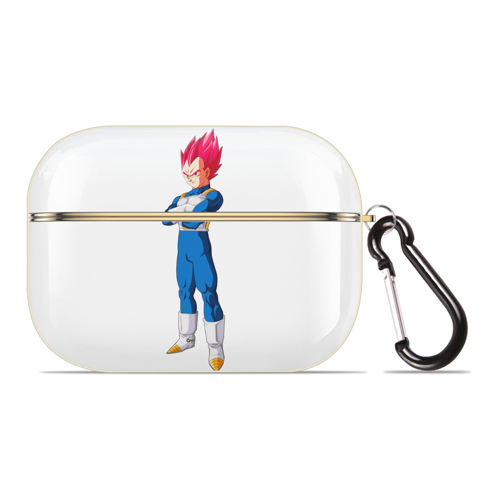 （画像用） ドラゴンボール ベジータ四世（Bejīta Yonsei）DRAGON BALL Vegeta IV 【AirPods Pro用】ハードシェル保護ケース｜耐衝撃・防指紋・カラビナ付き商品仕様