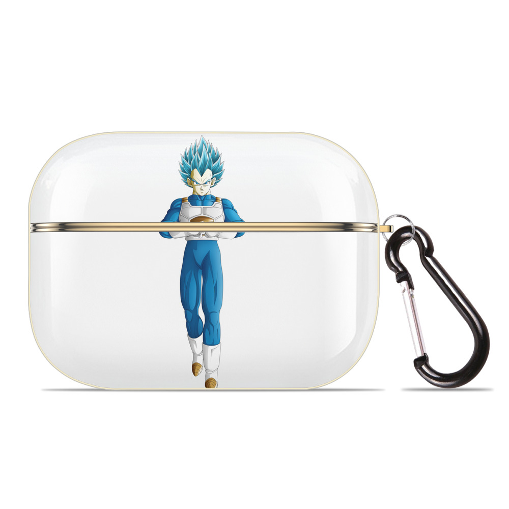 （画像用） ドラゴンボール ベジータ四世（Bejīta Yonsei）DRAGON BALL Vegeta IV 【AirPods Pro用】ハードシェル保護ケース｜耐衝撃・防指紋・カラビナ付き商品仕様