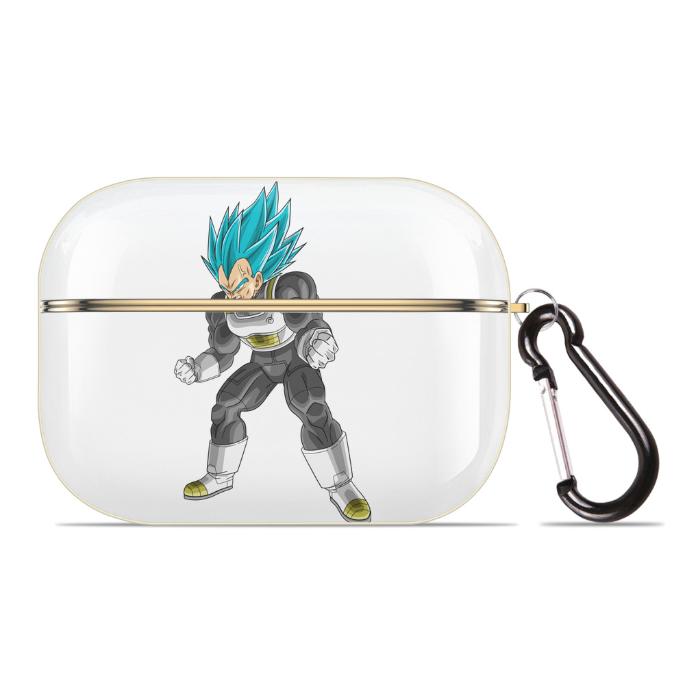（画像用） ドラゴンボール ベジータ四世（Bejīta Yonsei）DRAGON BALL Vegeta IV 【AirPods Pro用】ハードシェル保護ケース｜耐衝撃・防指紋・カラビナ付き商品仕様
