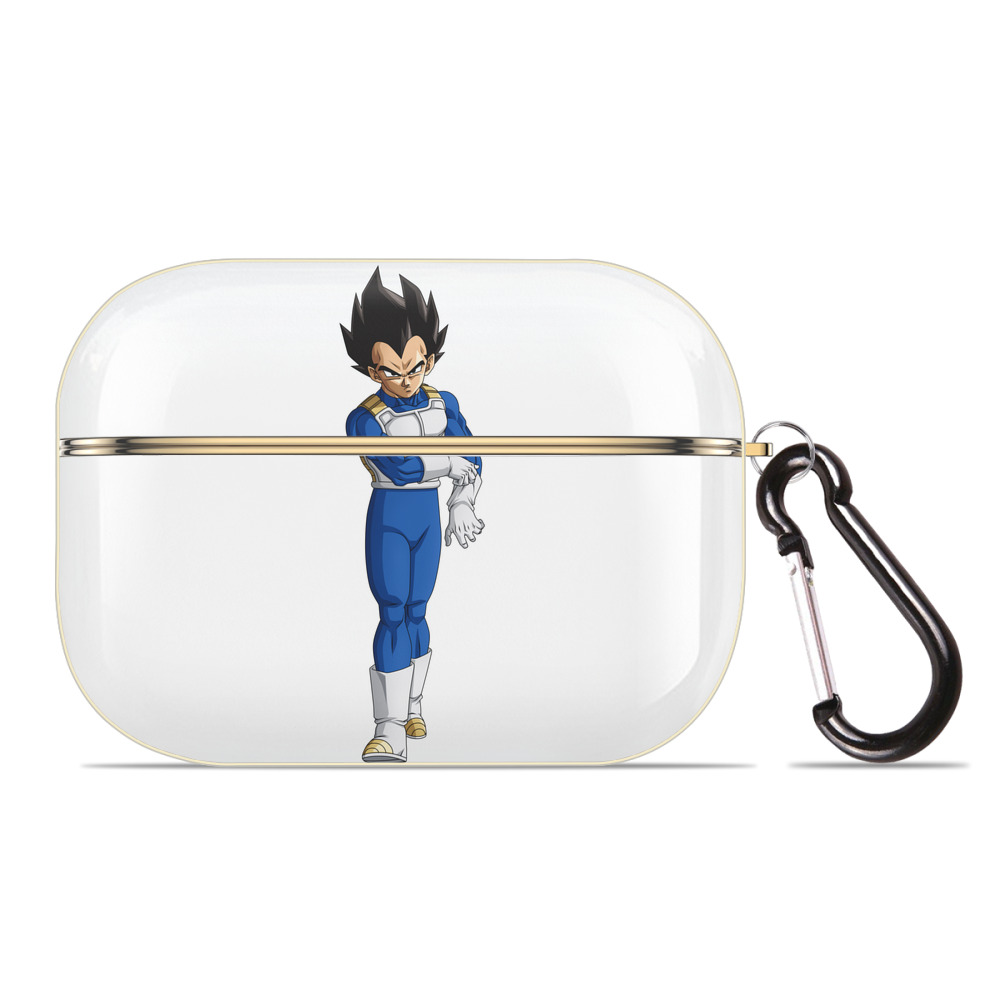 （画像用） ドラゴンボール ベジータ四世（Bejīta Yonsei）DRAGON BALL Vegeta IV 【AirPods Pro用】ハードシェル保護ケース｜耐衝撃・防指紋・カラビナ付き商品仕様