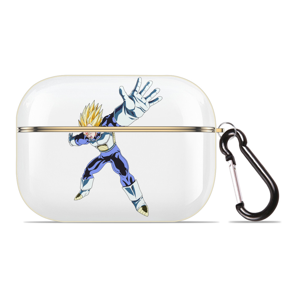 （画像用） ドラゴンボール ベジータ四世（Bejīta Yonsei）DRAGON BALL Vegeta IV 【AirPods Pro用】ハードシェル保護ケース｜耐衝撃・防指紋・カラビナ付き商品仕様