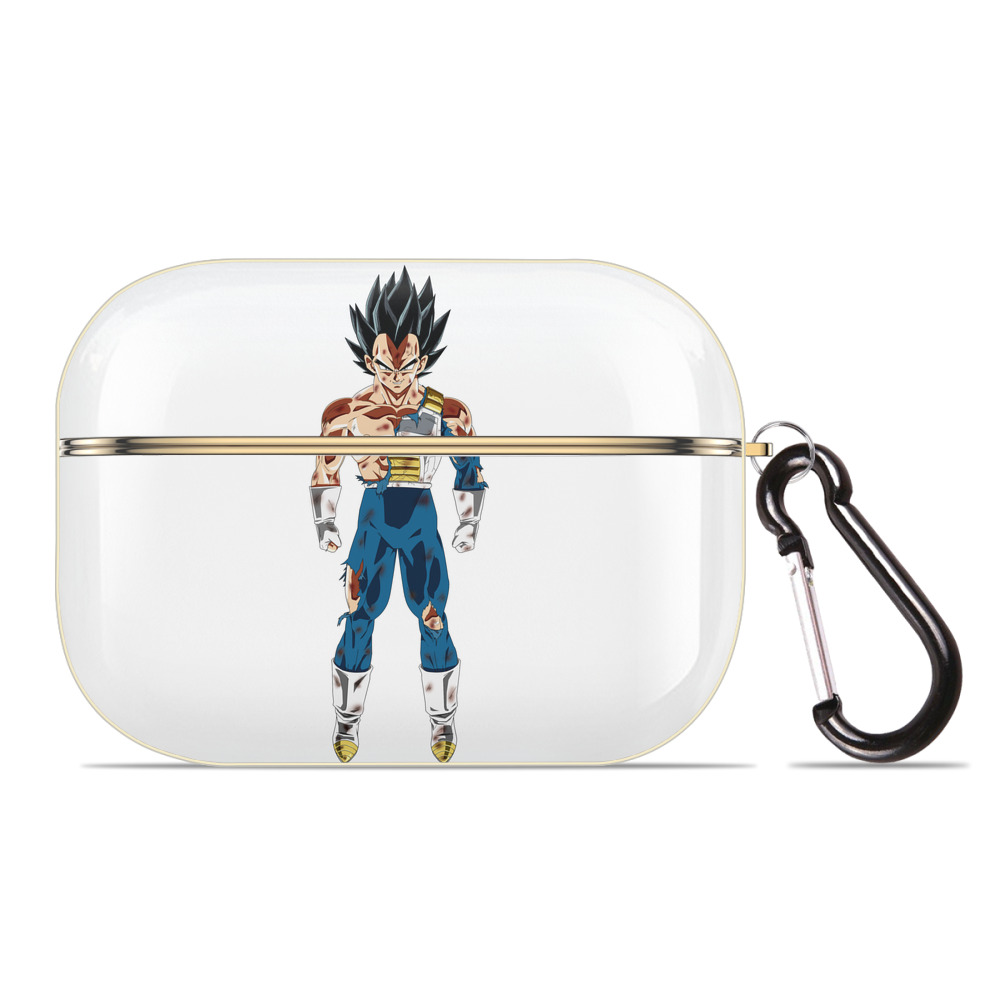 （画像用） ドラゴンボール ベジータ四世（Bejīta Yonsei）DRAGON BALL Vegeta IV 【AirPods Pro用】ハードシェル保護ケース｜耐衝撃・防指紋・カラビナ付き商品仕様