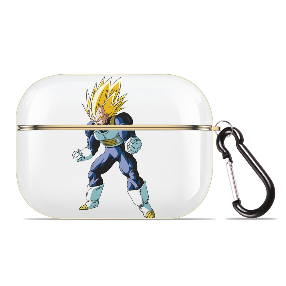（画像用） ドラゴンボール ベジータ四世（Bejīta Yonsei）DRAGON BALL Vegeta IV 【AirPods Pro用】ハードシェル保護ケース｜耐衝撃・防指紋・カラビナ付き商品仕様