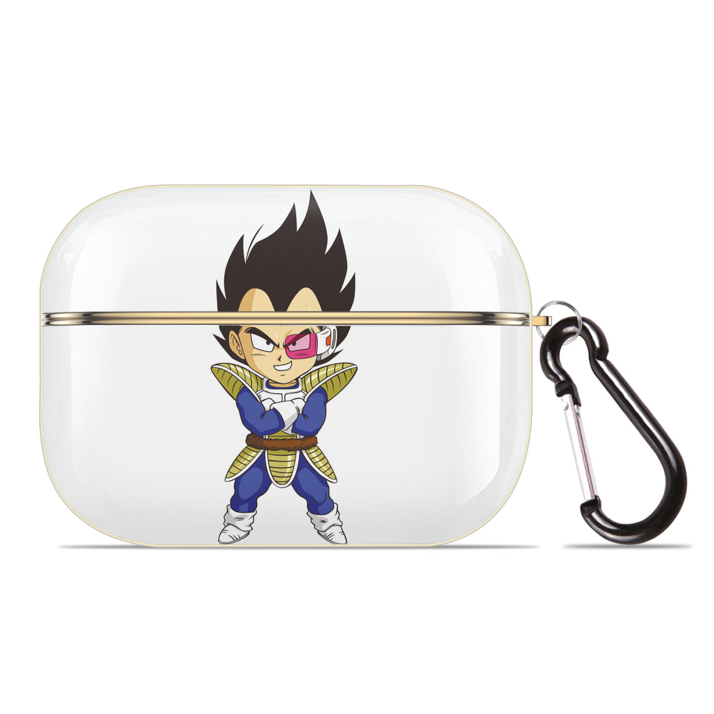 （画像用） ドラゴンボール ベジータ四世（Bejīta Yonsei）DRAGON BALL Vegeta IV 【AirPods Pro用】ハードシェル保護ケース｜耐衝撃・防指紋・カラビナ付き商品仕様