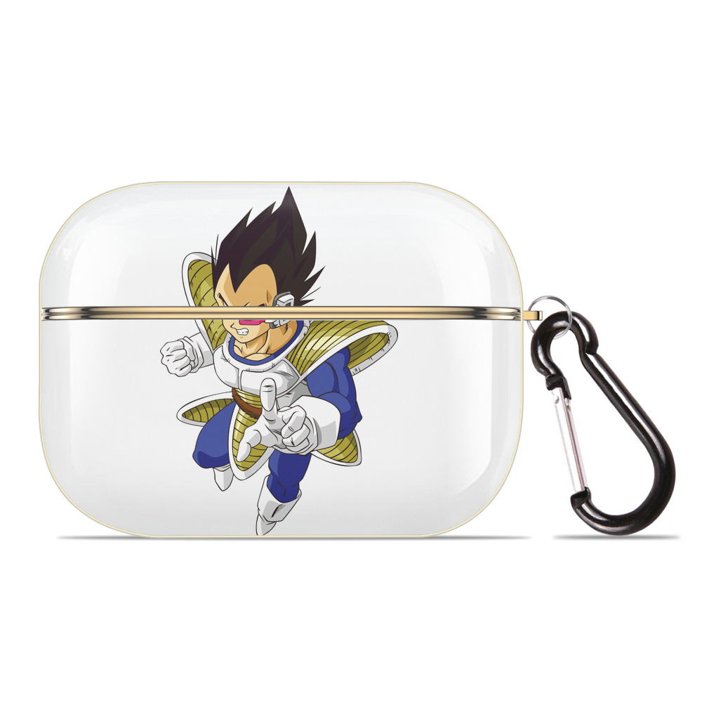 （画像用） ドラゴンボール ベジータ四世（Bejīta Yonsei）DRAGON BALL Vegeta IV 【AirPods Pro用】ハードシェル保護ケース｜耐衝撃・防指紋・カラビナ付き商品仕様