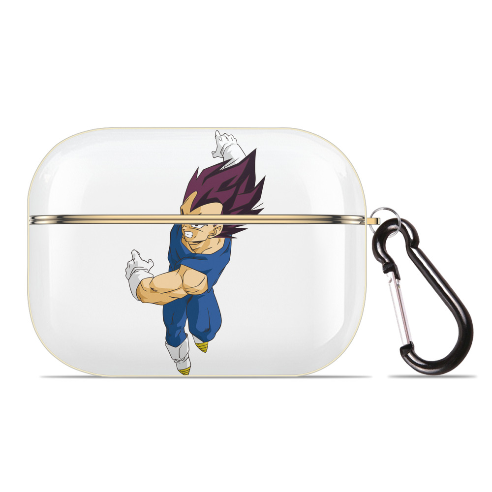 （画像用） ドラゴンボール ベジータ四世（Bejīta Yonsei）DRAGON BALL Vegeta IV 【AirPods Pro用】ハードシェル保護ケース｜耐衝撃・防指紋・カラビナ付き商品仕様