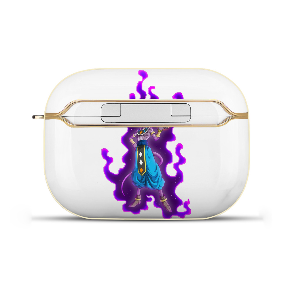 （画像用） ドラゴンボール ビルス 破壊神ビルス DRAGON BALL Beerus Birusu 【AirPods Pro用】ハードシェル保護ケース｜耐衝撃・防指紋・カラビナ付き商品仕様