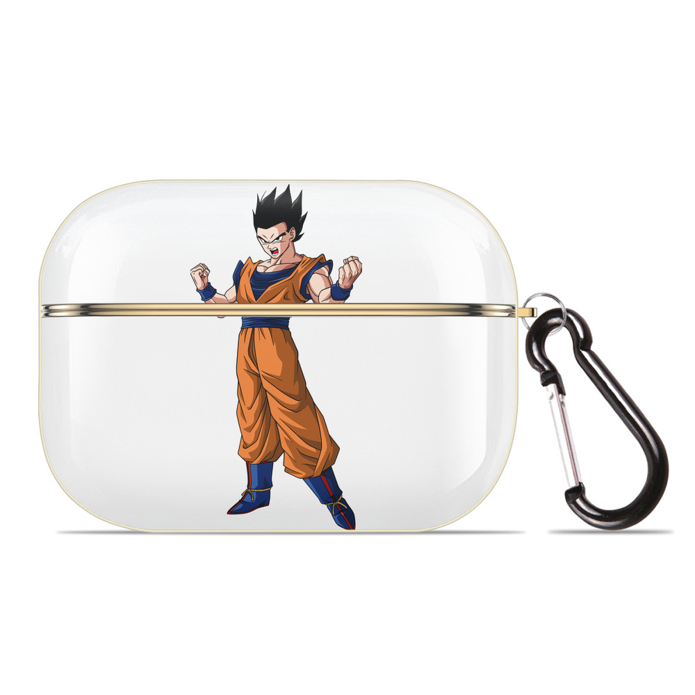 （画像用） ドラゴンボール 孫 悟飯（そんごはん）DRAGON BALL Son Gohan 【AirPods Pro用】ハードシェル保護ケース｜耐衝撃・防指紋・カラビナ付き商品仕様