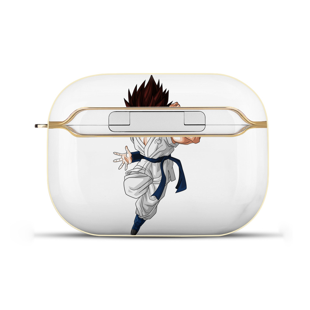 （画像用） ドラゴンボール 孫 悟飯（そんごはん）DRAGON BALL Son Gohan 【AirPods Pro用】ハードシェル保護ケース｜耐衝撃・防指紋・カラビナ付き商品仕様