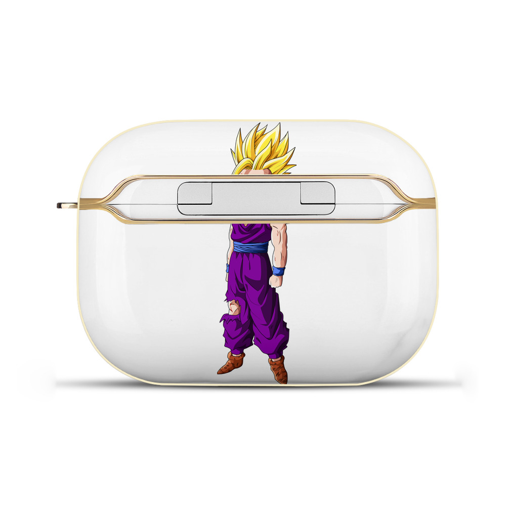 （画像用） ドラゴンボール 孫 悟飯（そんごはん）DRAGON BALL Son Gohan 【AirPods Pro用】ハードシェル保護ケース｜耐衝撃・防指紋・カラビナ付き商品仕様