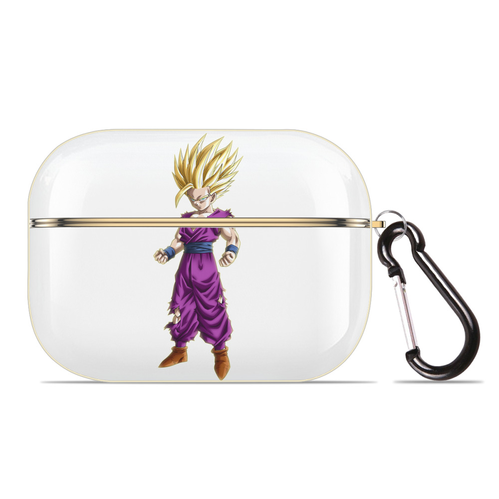 （画像用） ドラゴンボール 孫 悟飯（そんごはん）DRAGON BALL Son Gohan 【AirPods Pro用】ハードシェル保護ケース｜耐衝撃・防指紋・カラビナ付き商品仕様