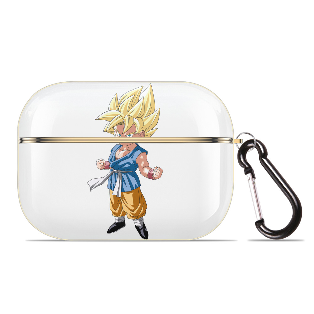 （画像用） ドラゴンボール 孫 悟飯（そんごはん）DRAGON BALL Son Gohan 【AirPods Pro用】ハードシェル保護ケース｜耐衝撃・防指紋・カラビナ付き商品仕様