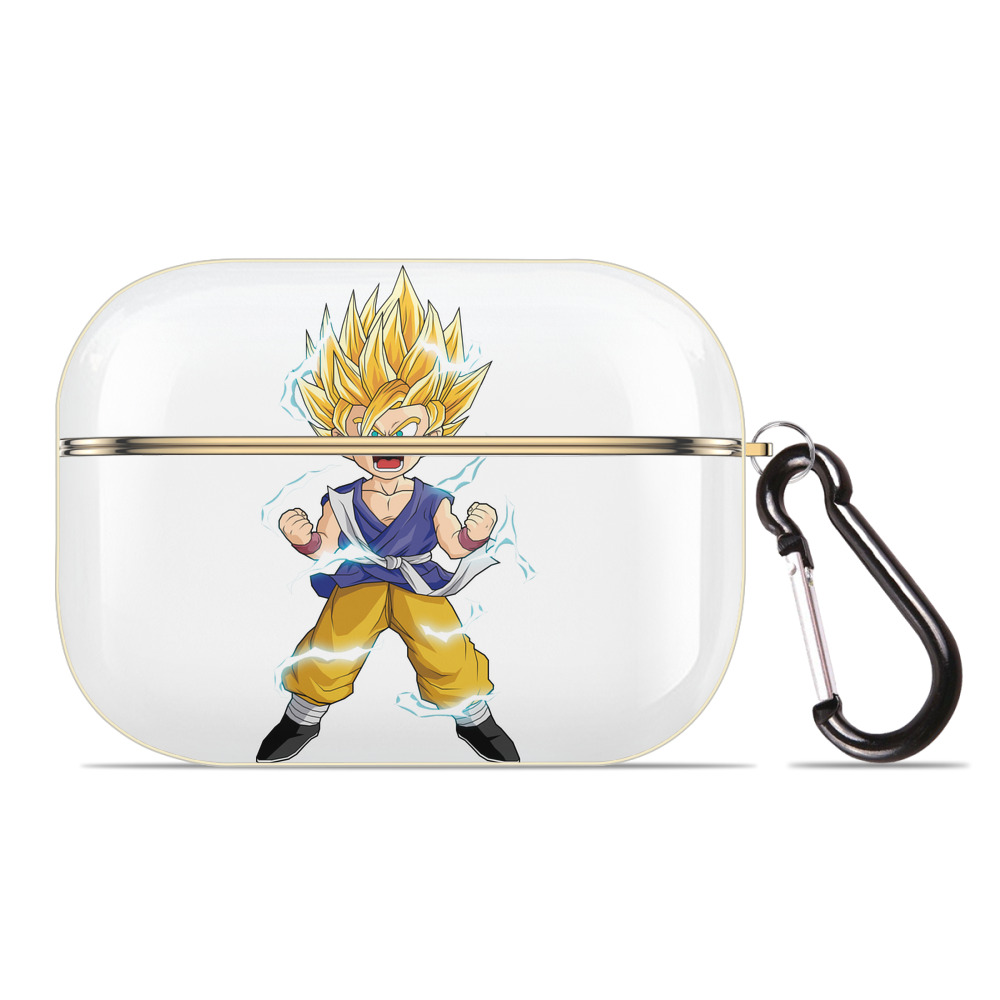 （画像用） ドラゴンボール 孫 悟飯（そんごはん）DRAGON BALL Son Gohan 【AirPods Pro用】ハードシェル保護ケース｜耐衝撃・防指紋・カラビナ付き商品仕様