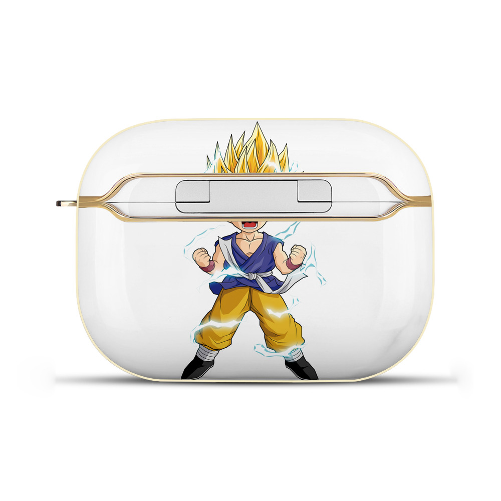 （画像用） ドラゴンボール 孫 悟飯（そんごはん）DRAGON BALL Son Gohan 【AirPods Pro用】ハードシェル保護ケース｜耐衝撃・防指紋・カラビナ付き商品仕様