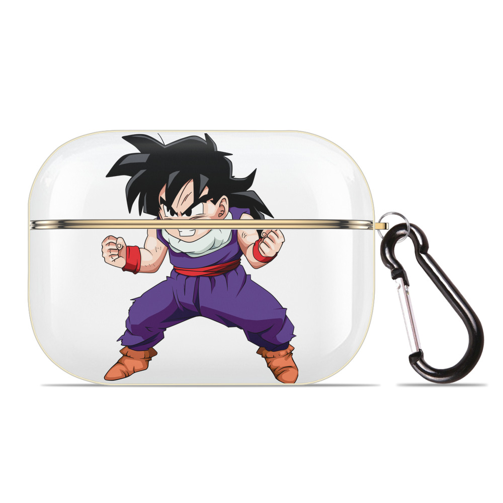 （画像用） ドラゴンボール 孫 悟飯（そんごはん）DRAGON BALL Son Gohan 【AirPods Pro用】ハードシェル保護ケース｜耐衝撃・防指紋・カラビナ付き商品仕様