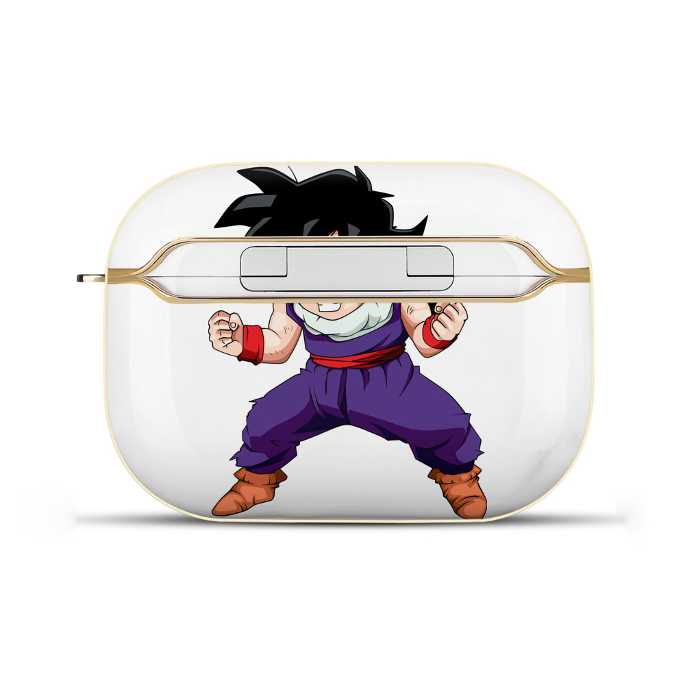 （画像用） ドラゴンボール 孫 悟飯（そんごはん）DRAGON BALL Son Gohan 【AirPods Pro用】ハードシェル保護ケース｜耐衝撃・防指紋・カラビナ付き商品仕様