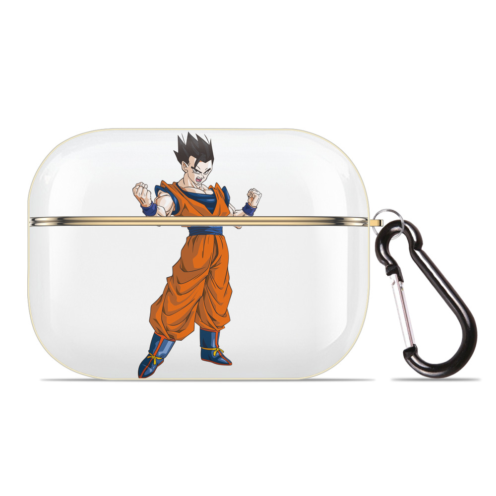 （画像用） ドラゴンボール 孫 悟飯（そんごはん）DRAGON BALL Son Gohan 【AirPods Pro用】ハードシェル保護ケース｜耐衝撃・防指紋・カラビナ付き商品仕様
