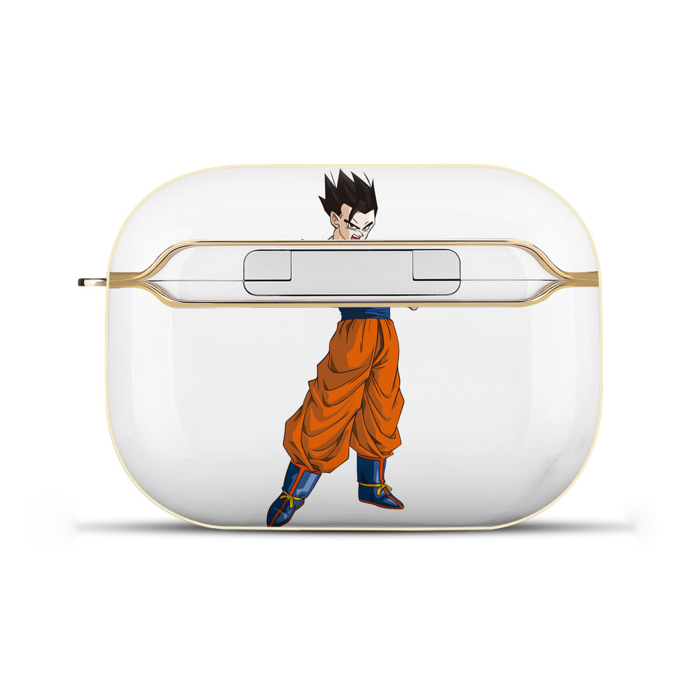 （画像用） ドラゴンボール 孫 悟飯（そんごはん）DRAGON BALL Son Gohan 【AirPods Pro用】ハードシェル保護ケース｜耐衝撃・防指紋・カラビナ付き商品仕様