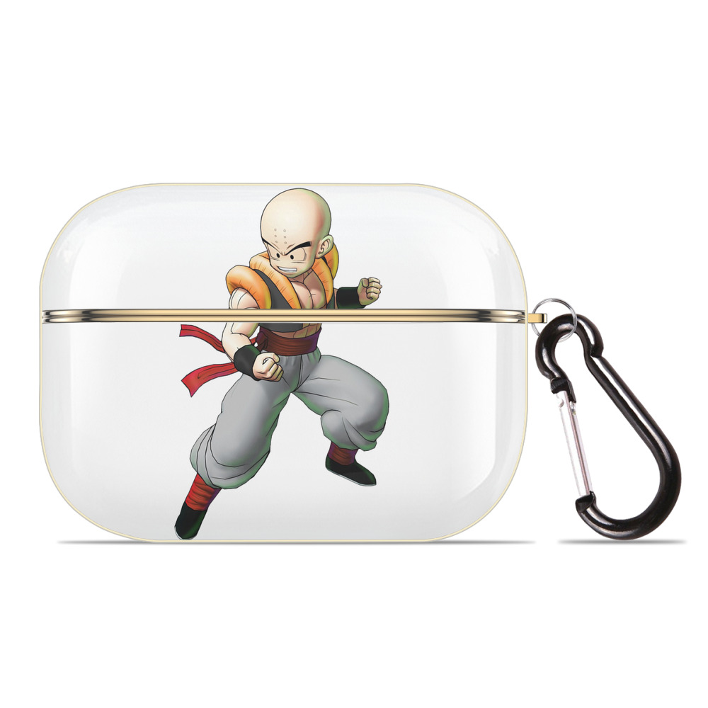 （画像用） ドラゴンボール クリリン DRAGON BALL krillin 【AirPods Pro用】ハードシェル保護ケース｜耐衝撃・防指紋・カラビナ付き商品仕様