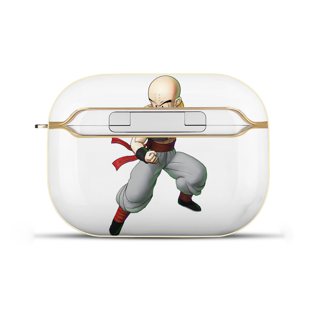 （画像用） ドラゴンボール クリリン DRAGON BALL krillin 【AirPods Pro用】ハードシェル保護ケース｜耐衝撃・防指紋・カラビナ付き商品仕様