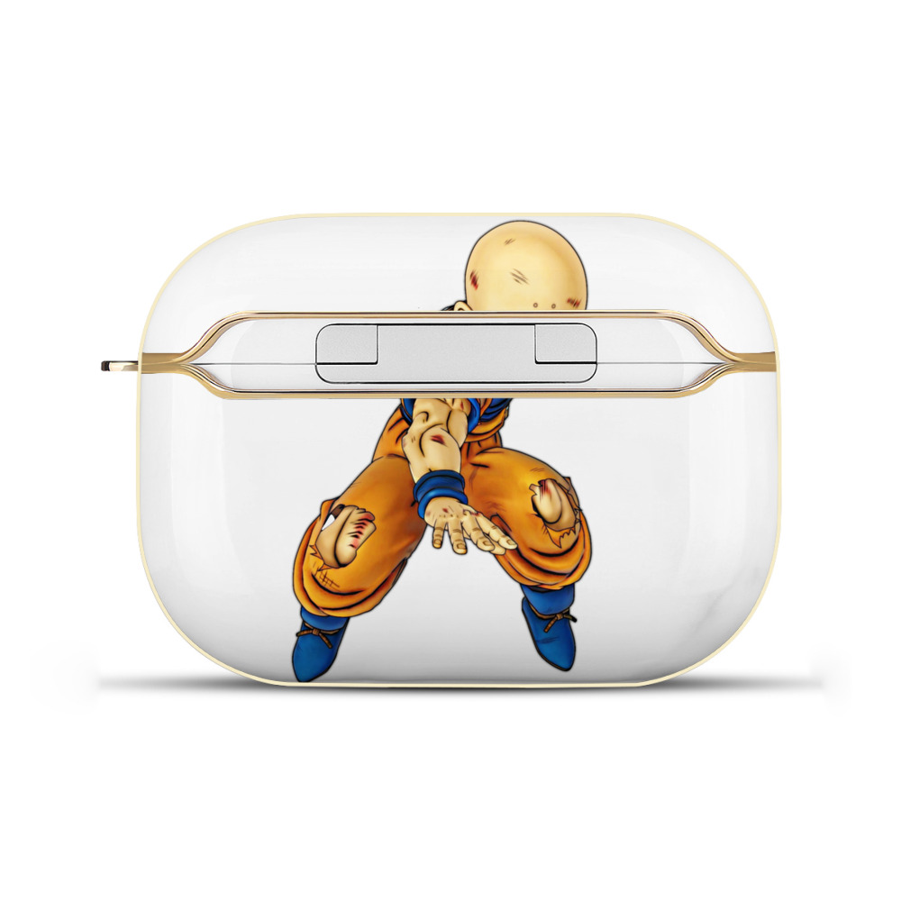 （画像用） ドラゴンボール クリリン DRAGON BALL krillin 【AirPods Pro用】ハードシェル保護ケース｜耐衝撃・防指紋・カラビナ付き商品仕様