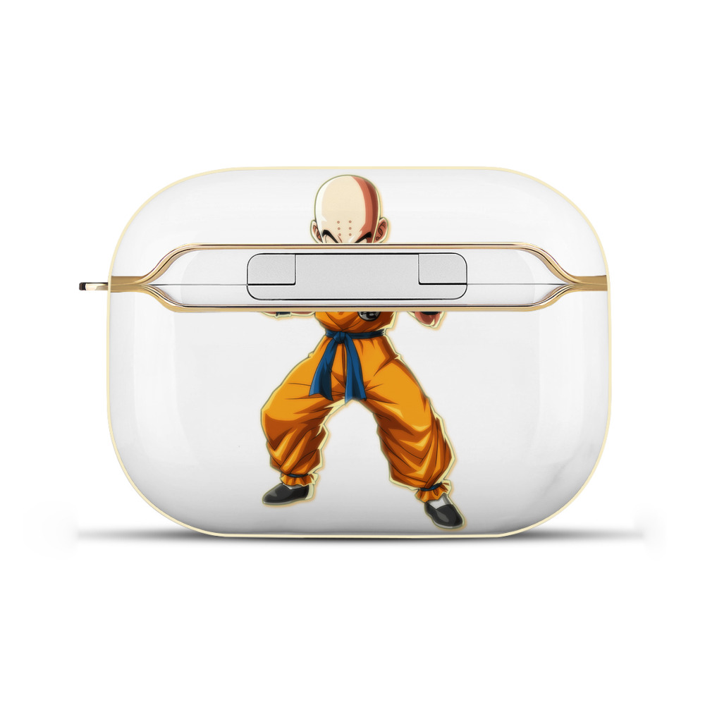 （画像用） ドラゴンボール クリリン DRAGON BALL krillin 【AirPods Pro用】ハードシェル保護ケース｜耐衝撃・防指紋・カラビナ付き商品仕様