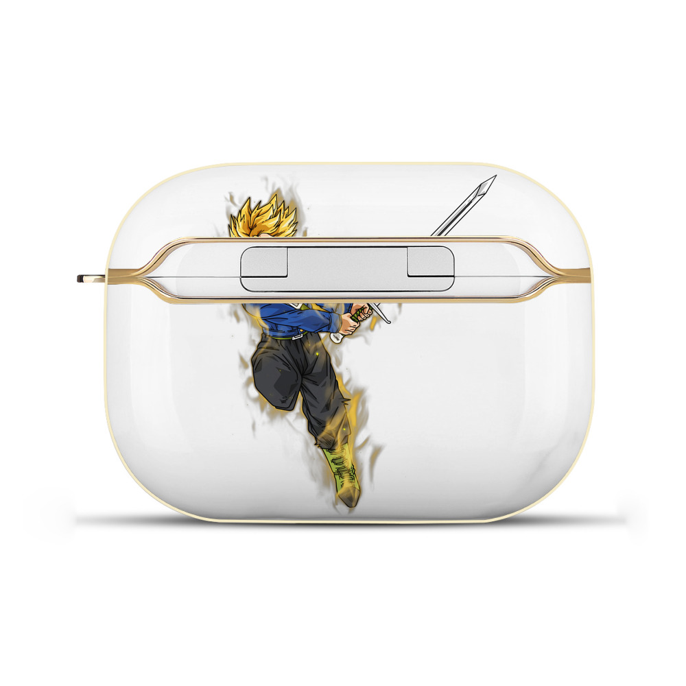 （画像用） ドラゴンボール トランクス（Torankusu）DRAGON BALL Trunks 【AirPods Pro用】ハードシェル保護ケース｜耐衝撃・防指紋・カラビナ付き商品仕様