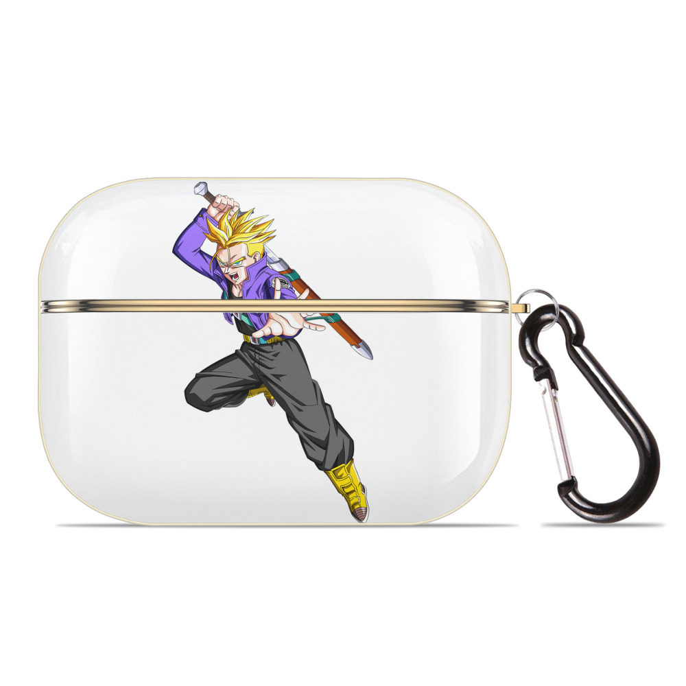 （画像用） ドラゴンボール トランクス（Torankusu）DRAGON BALL Trunks 【AirPods Pro用】ハードシェル保護ケース｜耐衝撃・防指紋・カラビナ付き商品仕様
