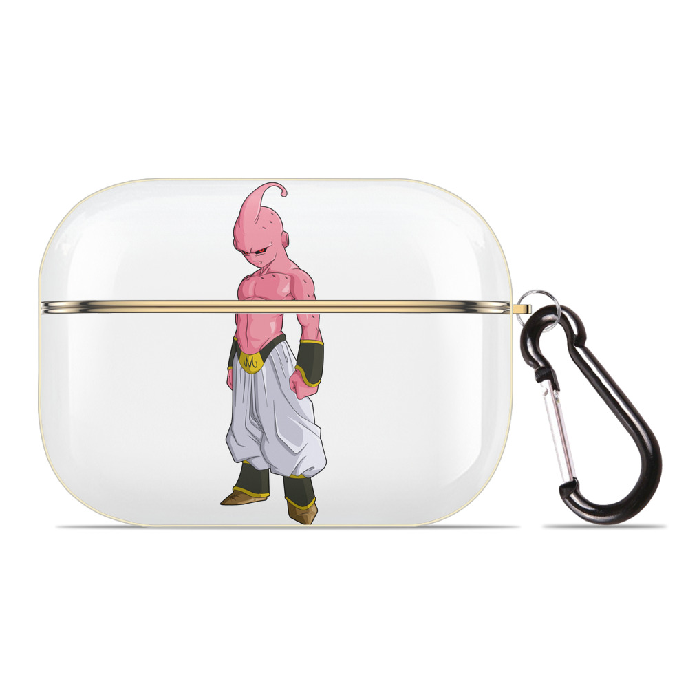 （画像用） ドラゴンボール 魔人ブウ DRAGON BALL Majin Buu 【AirPods Pro用】ハードシェル保護ケース｜耐衝撃・防指紋・カラビナ付き商品仕様