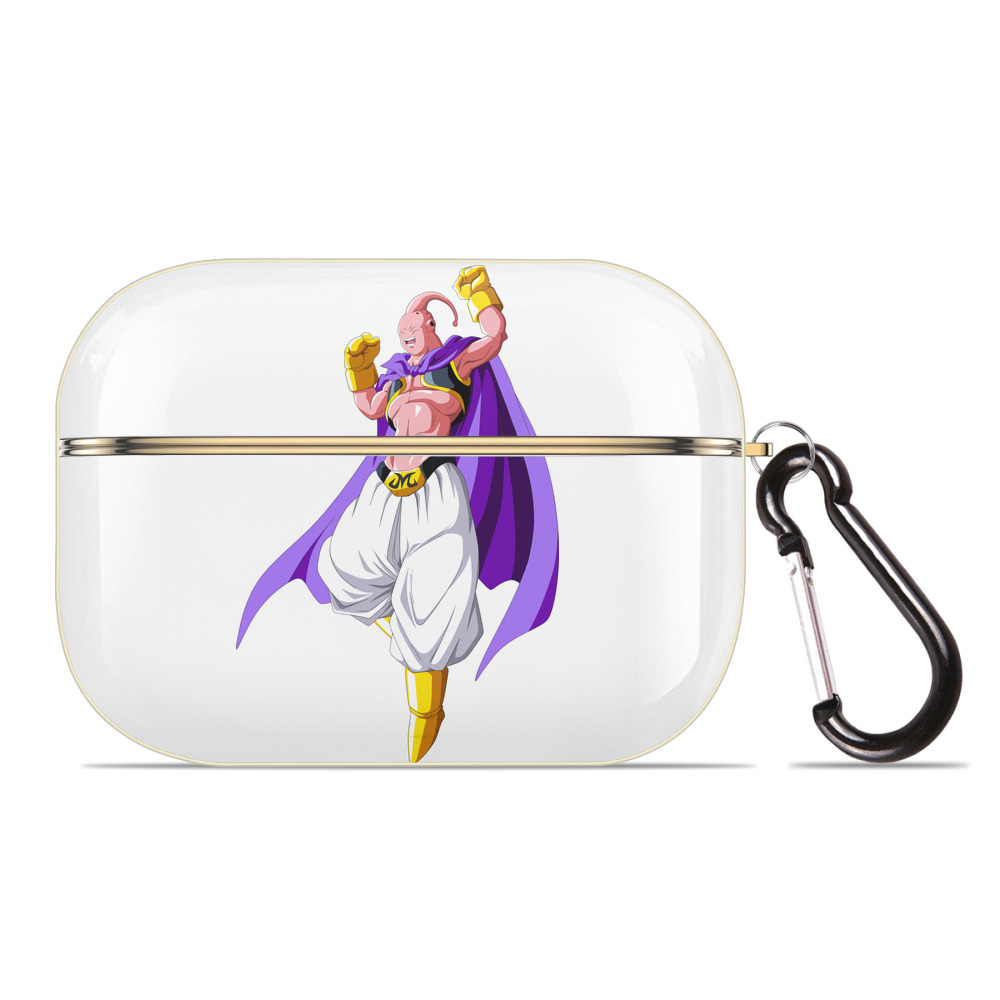 （画像用） ドラゴンボール 魔人ブウ DRAGON BALL Majin Buu 【AirPods Pro用】ハードシェル保護ケース｜耐衝撃・防指紋・カラビナ付き商品仕様