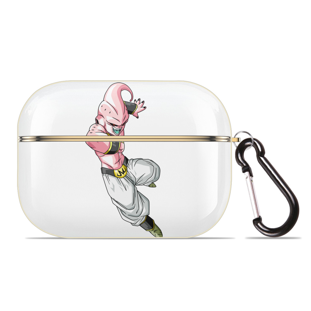 （画像用） ドラゴンボール 魔人ブウ DRAGON BALL Majin Buu 【AirPods Pro用】ハードシェル保護ケース｜耐衝撃・防指紋・カラビナ付き商品仕様