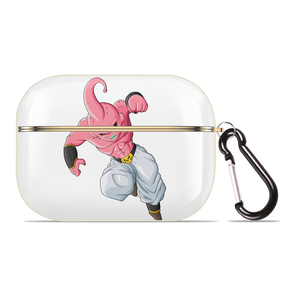 （画像用） ドラゴンボール 魔人ブウ DRAGON BALL Majin Buu 【AirPods Pro用】ハードシェル保護ケース｜耐衝撃・防指紋・カラビナ付き商品仕様