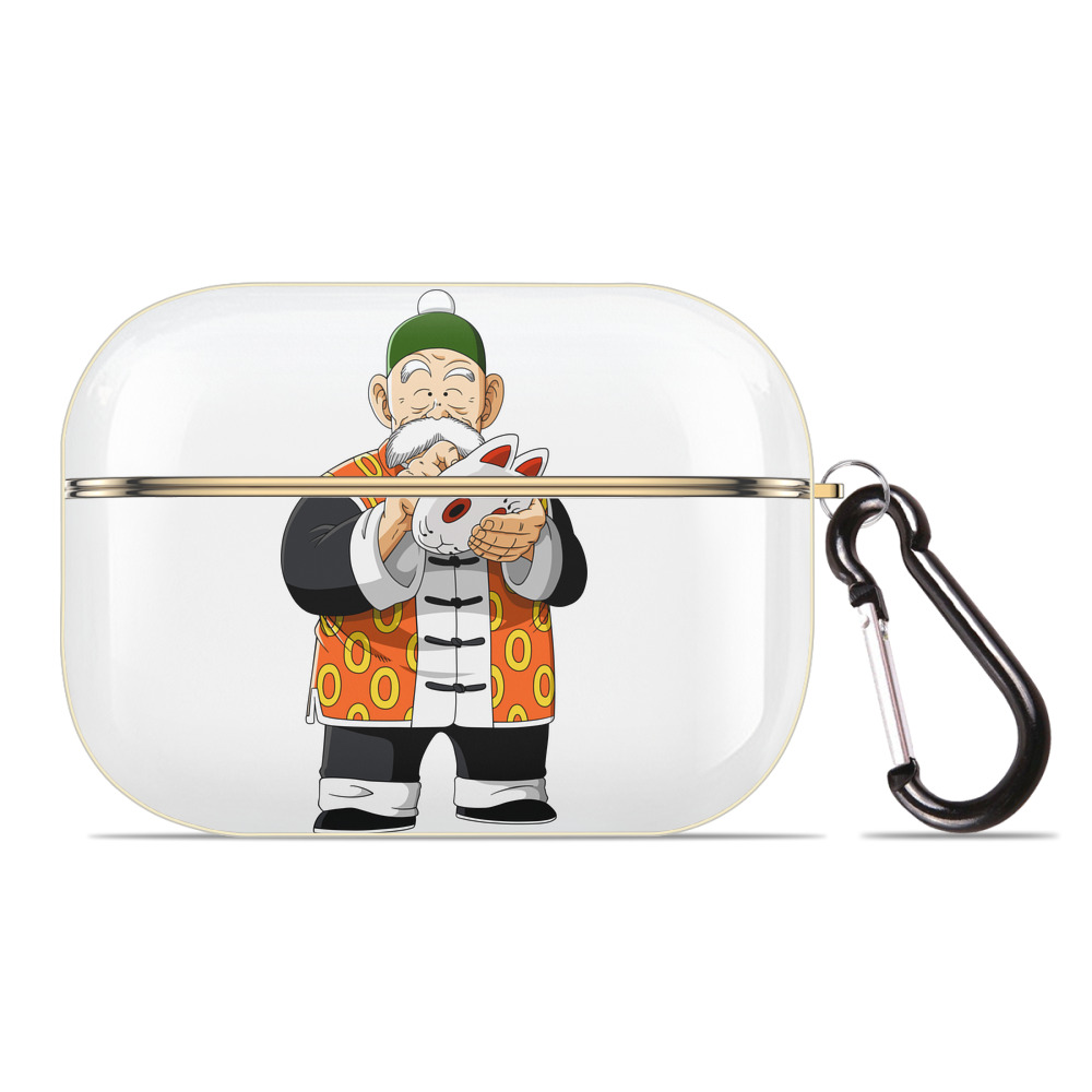 （画像用） ドラゴンボール 亀仙人（かめせんにん） DRAGON BALL Master Roshi Kame Sennin 【AirPods Pro用】ハードシェル保護ケース｜耐衝撃・防指紋・カラビナ付き商品仕様