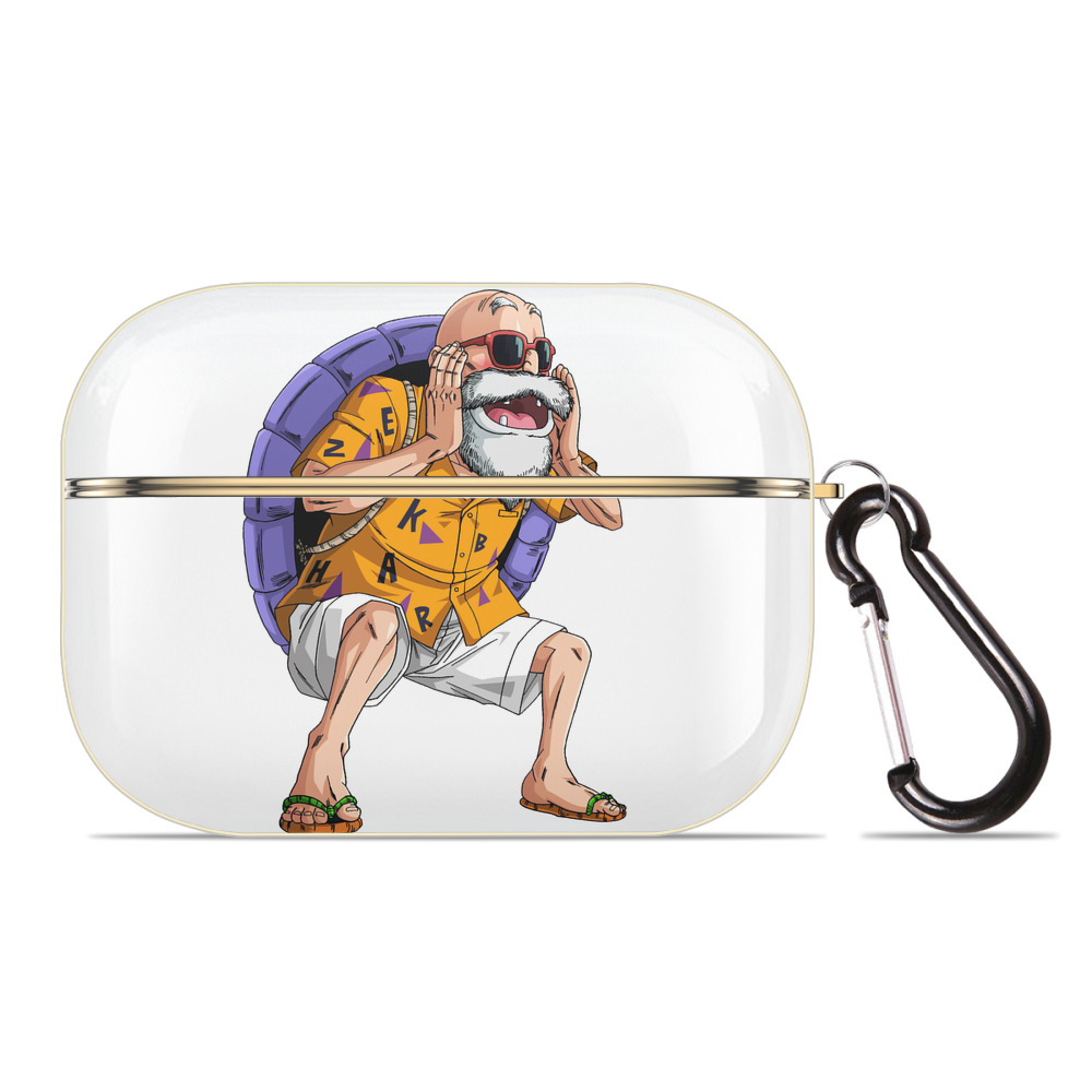 （画像用） ドラゴンボール 亀仙人（かめせんにん） DRAGON BALL Master Roshi Kame Sennin 【AirPods Pro用】ハードシェル保護ケース｜耐衝撃・防指紋・カラビナ付き商品仕様