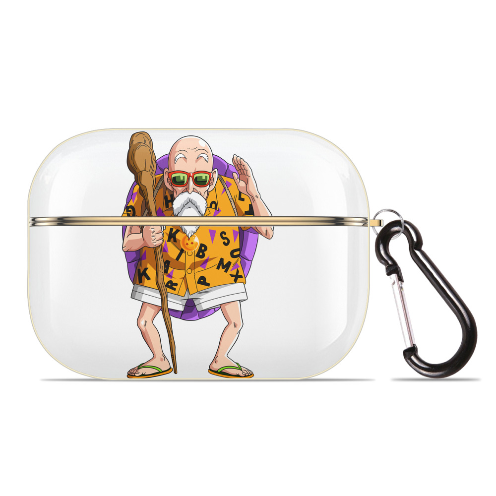 （画像用） ドラゴンボール 亀仙人（かめせんにん） DRAGON BALL Master Roshi Kame Sennin 【AirPods Pro用】ハードシェル保護ケース｜耐衝撃・防指紋・カラビナ付き商品仕様