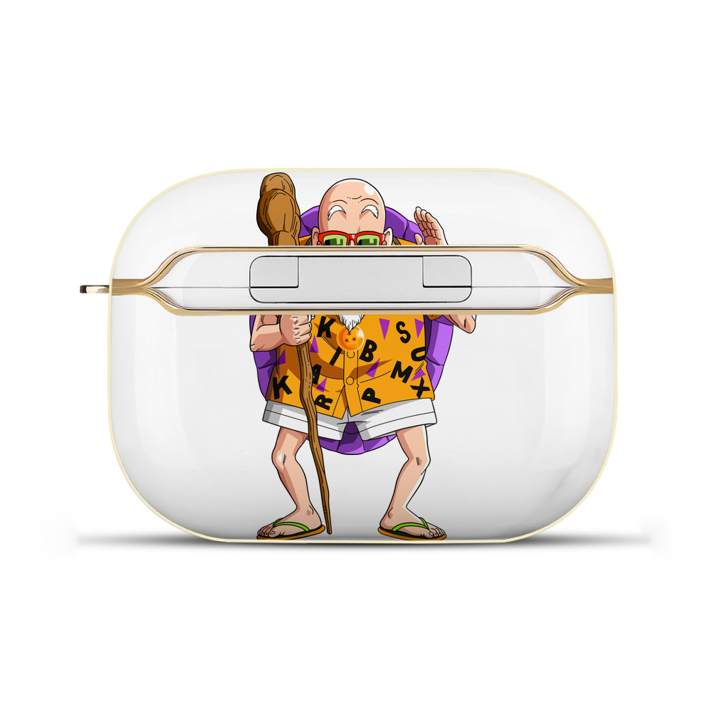（画像用） ドラゴンボール 亀仙人（かめせんにん） DRAGON BALL Master Roshi Kame Sennin 【AirPods Pro用】ハードシェル保護ケース｜耐衝撃・防指紋・カラビナ付き商品仕様