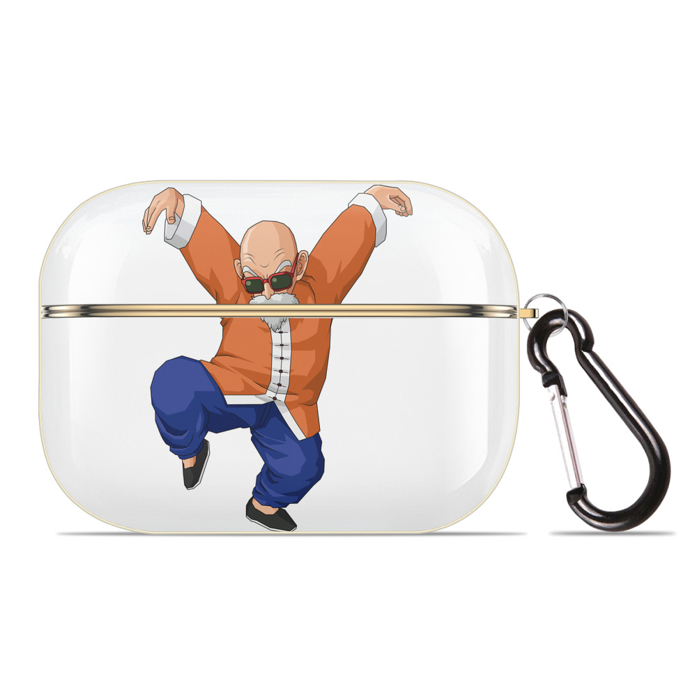 （画像用） ドラゴンボール 亀仙人（かめせんにん） DRAGON BALL Master Roshi Kame Sennin 【AirPods Pro用】ハードシェル保護ケース｜耐衝撃・防指紋・カラビナ付き商品仕様