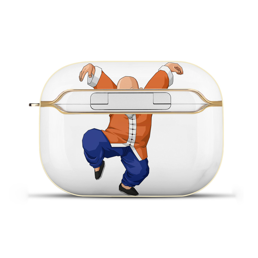 （画像用） ドラゴンボール 亀仙人（かめせんにん） DRAGON BALL Master Roshi Kame Sennin 【AirPods Pro用】ハードシェル保護ケース｜耐衝撃・防指紋・カラビナ付き商品仕様
