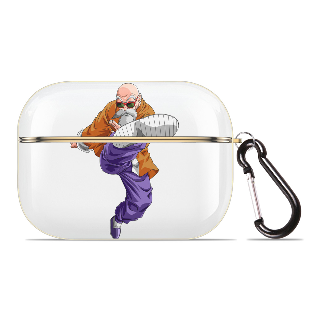 （画像用） ドラゴンボール 亀仙人（かめせんにん） DRAGON BALL Master Roshi Kame Sennin 【AirPods Pro用】ハードシェル保護ケース｜耐衝撃・防指紋・カラビナ付き商品仕様