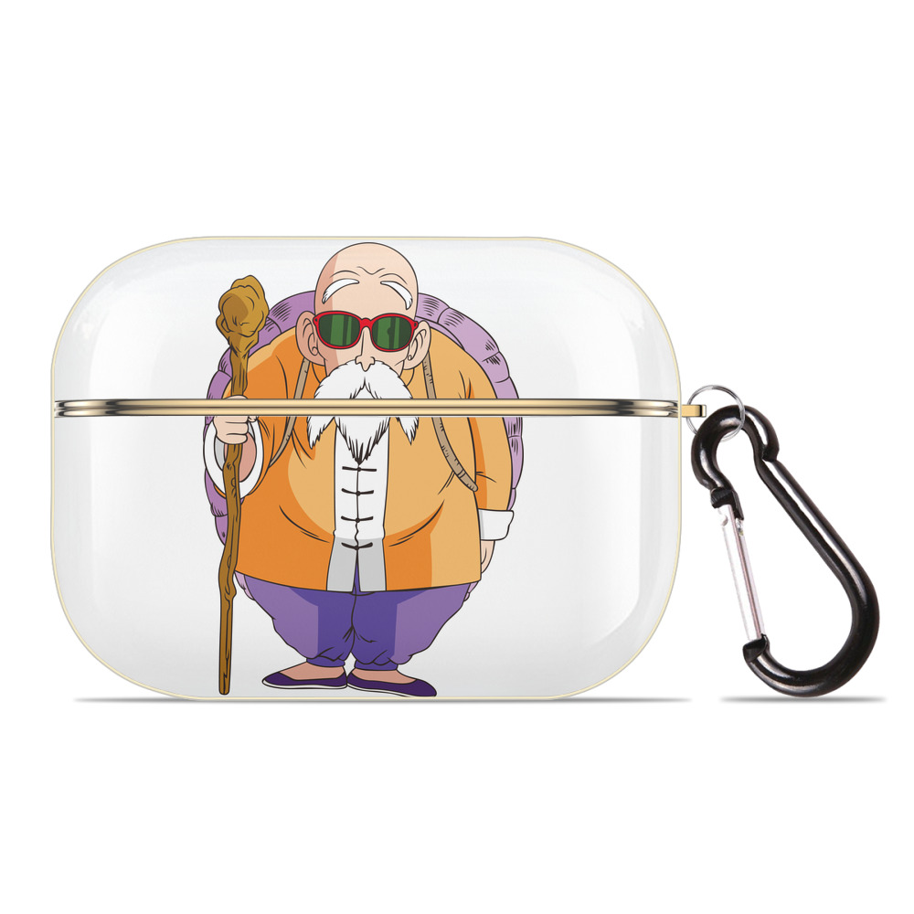 （画像用） ドラゴンボール 亀仙人（かめせんにん） DRAGON BALL Master Roshi Kame Sennin 【AirPods Pro用】ハードシェル保護ケース｜耐衝撃・防指紋・カラビナ付き商品仕様