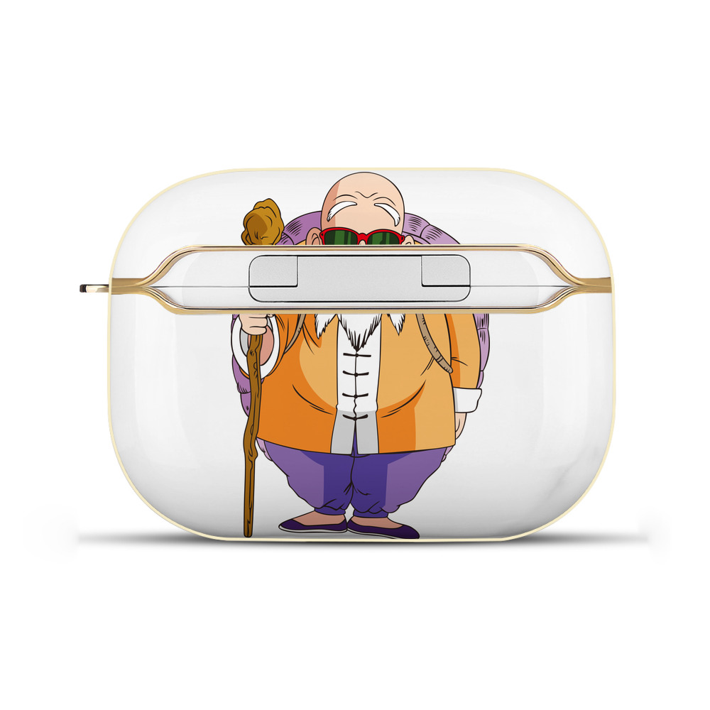 （画像用） ドラゴンボール 亀仙人（かめせんにん） DRAGON BALL Master Roshi Kame Sennin 【AirPods Pro用】ハードシェル保護ケース｜耐衝撃・防指紋・カラビナ付き商品仕様