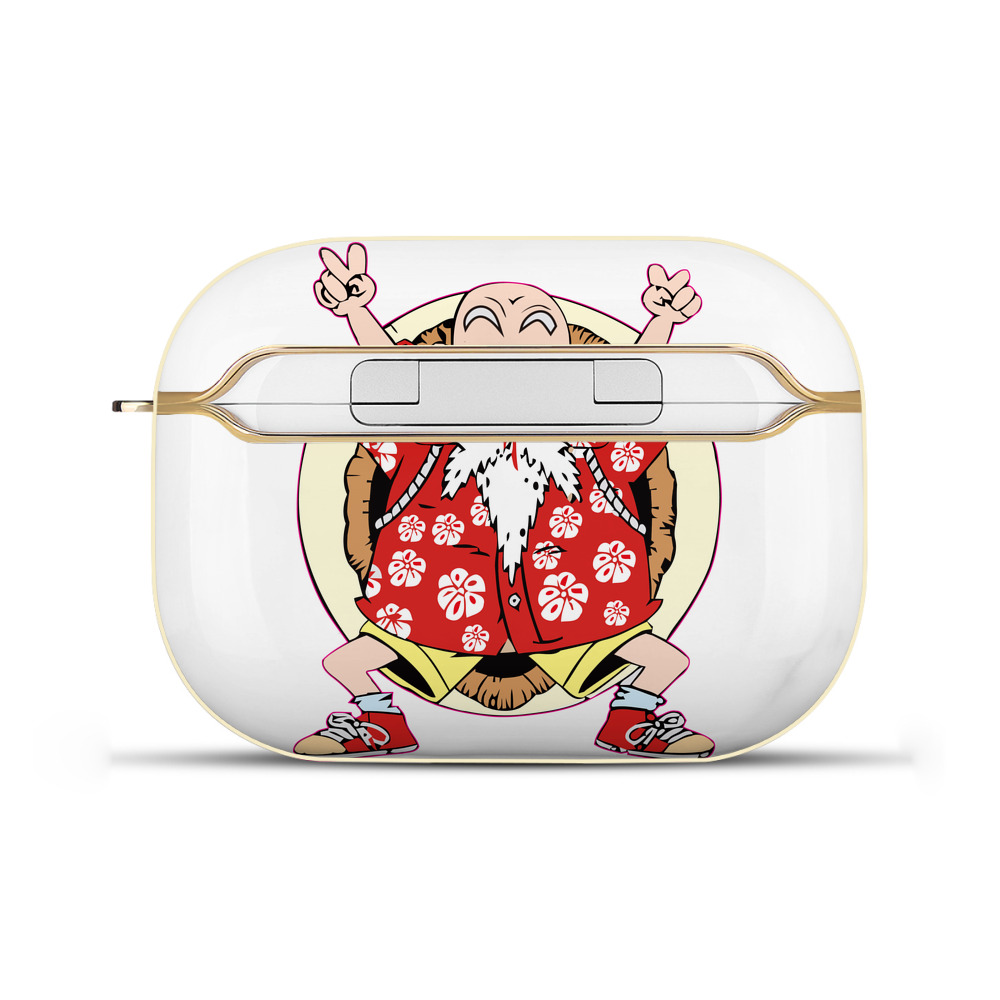 （画像用） ドラゴンボール 亀仙人（かめせんにん） DRAGON BALL Master Roshi Kame Sennin 【AirPods Pro用】ハードシェル保護ケース｜耐衝撃・防指紋・カラビナ付き商品仕様