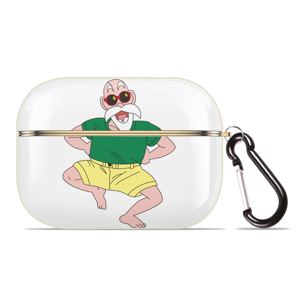 （画像用） ドラゴンボール 亀仙人（かめせんにん） DRAGON BALL Master Roshi Kame Sennin 【AirPods Pro用】ハードシェル保護ケース｜耐衝撃・防指紋・カラビナ付き商品仕様