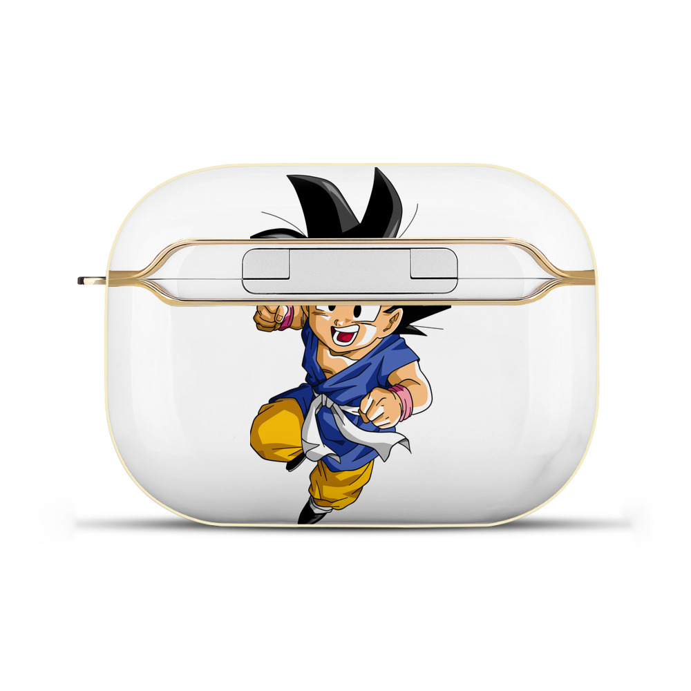 （画像用） ドラゴンボール 孫悟天 そん ごてん DRAGON BALL Son Goten 【AirPods Pro用】ハードシェル保護ケース｜耐衝撃・防指紋・カラビナ付き商品仕様
