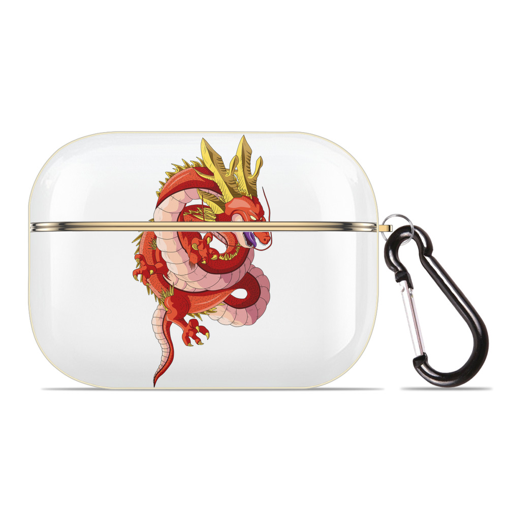 （画像用） ドラゴンボール 神龍 シェンロン DRAGON BALL Shenron 【AirPods Pro用】ハードシェル保護ケース｜耐衝撃・防指紋・カラビナ付き商品仕様
