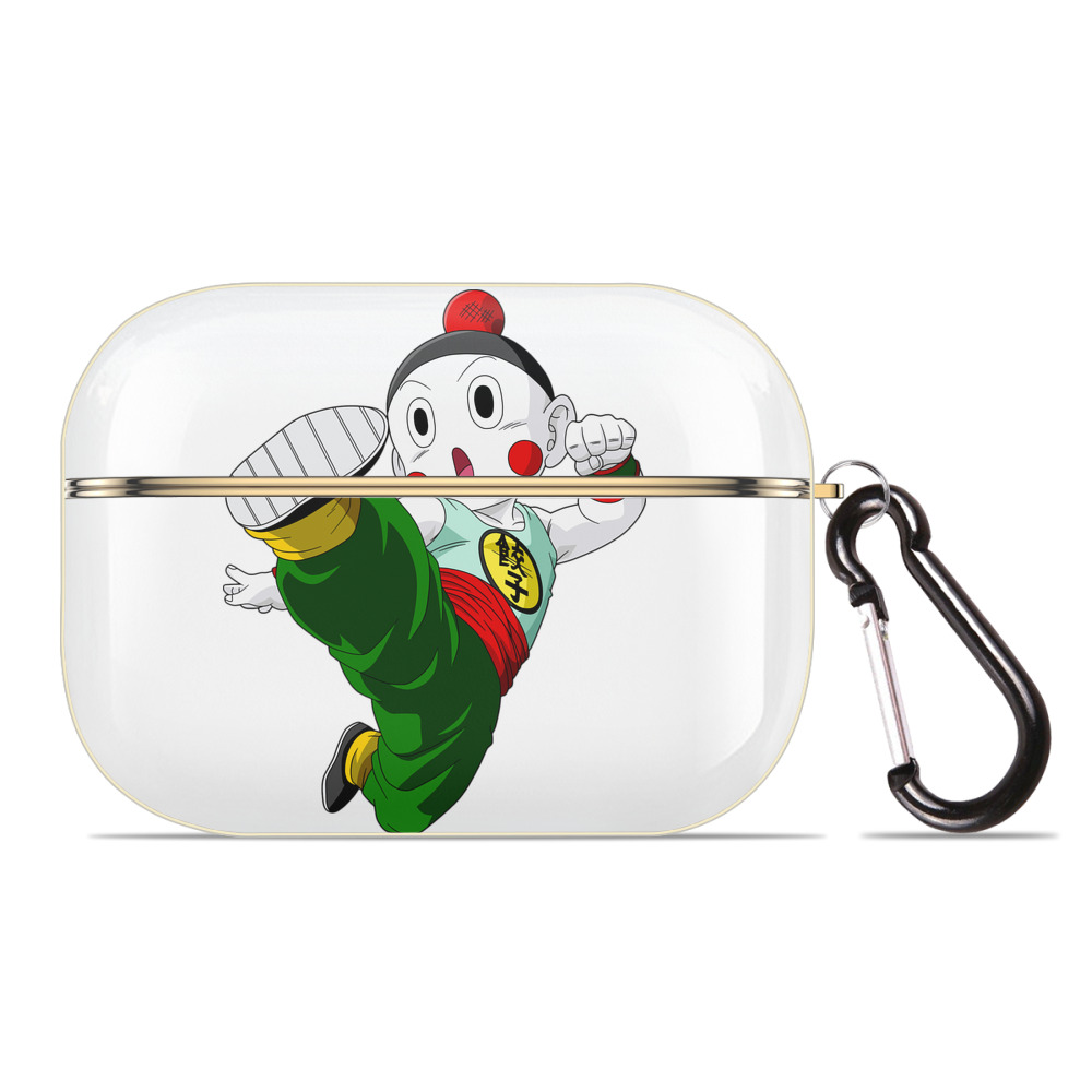 （画像用） ドラゴンボール 餃子（チャオズ）DRAGON BALL Chaoz 【AirPods Pro用】ハードシェル保護ケース｜耐衝撃・防指紋・カラビナ付き商品仕様
